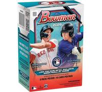 Caja de cartas coleccionables Bowman Baseball Blaster 2026 (busca paralelos verdes exclusivos al por menor)