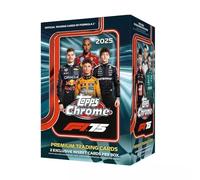 Caja de Cartas coleccionables de fórmula 1 cromada 2025 Topps