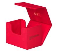 Caja de cartas ultimate guard sidewonder 80+ xenoskin monocolor rojo