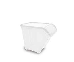 Caja de cartón extragrande, color blanco, 54,5 x 38,5 x 45,5 cm, idea