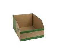 Caja de cartón para estanterías, de una capa y plegable UE 25 unidades
