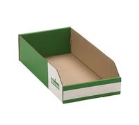 Caja de cartón para estanterías, de una capa y plegable UE 50 unid.