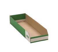 Caja de cartón para estanterías, de una capa y plegable UE 50 unid.