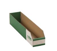 Caja de cartón para estanterías, de una capa y plegable UE 50 unid.
