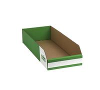 Caja de cartón para estanterías, de una capa y plegable UE 50 unid.