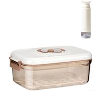 Caja de cebo construida ABS con bomba de vacío Compatibilidad para pesca de carpas, preparación de cebo de bola de burbujas y conservación hermética reutilizable (K)