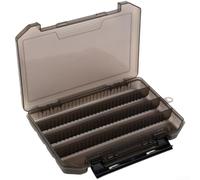 Caja de cebo de una sola cara apta para pescadores con 4 rejillas ajustables para clasificar señuelos, ganchos, moscas, spinners y cebos de pesca VIB (H1014B)