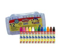 Caja de ceras blandas de colores Play-Doh art activity 12 jumbo