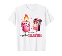 Caja de cerillas de Velas Kawaii Somos una combinación Camiseta