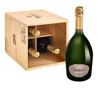 Caja de Champagne Ruinart - Cava R de Ruinart - Caja de madera