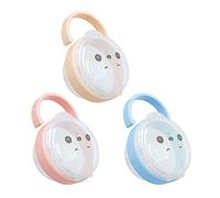 Caja De Chupete,3 PCS Caja de Almacenamiento Estuche de Pezón para Bebé,Contenedores Porta Chupetes Personalizados Portachupetes Infant