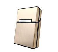 Caja de Cigarrillos de Aluminio Ligero, Portatil Caja Cigarillo con Cierre Magnético, Caja de Cigarrillos Metal para Cigarrillos Tabaco Cigarrillos, Pitilleras para Hombre y Mujer, para 20 Cigarrillos