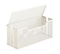 Caja de cinta de alimentación: caja del organizador del cable, corrector con cable duradero | Herramienta de almacenamiento de hierro resistente al calor, gestión de cables de gran capacidad