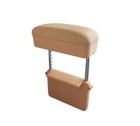 Caja de coche Reposabrazos universal para coche, soporte para codos, consola central ajustable, reposabrazos, organizador de espacio para asientos, caja(1 set Beige)