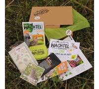 Caja de codornices para niños de aventura - Juego de aprendizaje, manualidades y juegos para niños a partir de 7 años con codorniz de peluche, cuaderno de participación, juegos y concursos naturales