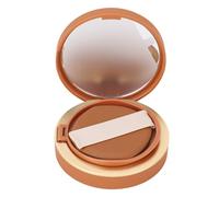 Caja de cojín vacía recargable con espejo y sello | ABS ligero, malla flexible, para BB cream y polvo suelto, portátil de viaje, con puff, uso higiénico