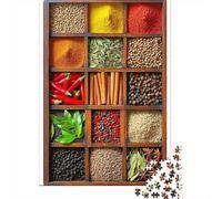 Caja de colección de Especias 1000 Piezas Cartón Resistente Rompecabezas Clásicos Fans De Adolescentes 12-18 Años Alivio del Estrés Decoración De Paredes 70x50cm/1000pcs