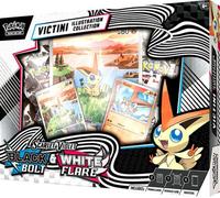 Caja De Colección De Ilustración Victini TCG Pokémon Black Bolt White Flare EN
