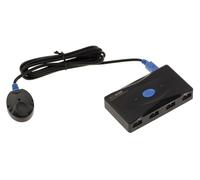 Caja De Compartición Switch USB3 Para Conectar 4 Dispositivos USB 3.0 A 2 PC MAC
