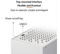 Caja de computadora A07 Mini ITX, chasis HTPC, host USB 3.0, caja de escritorio personal, color negro