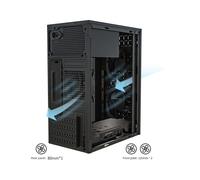 Caja de Computadora M-ATX/ITX Computadora PC USB2.0 Soporte de Chasis SSD 3,5 Pulgadas HDD PSU Caja