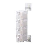 Caja de condimentos giratoria con sistema fijación, tarro pimienta, azucarero, especiero, caja almacenamiento alimentos(Gray)
