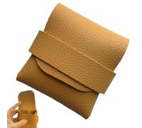 Caja de condones de viaje - Caja de condón de cuero PU, elegante condón pequeño bolso | Caso de transporte seguro, viaje de viaje de bolsillo discreto que transporta de segura, accesorio de mone