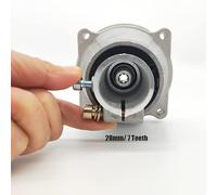 Caja de conector de tambor de embrague Universal de 28mm, 7T/9T, apta for desbrozadora, 33CC, 43CC, 52CC, recortadora de césped, herramientas de jardín, piezas de repuesto Sustitución de accesorios (