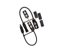 Caja de Conexión de Panel Solar de 3 Divisiones para Módulos Fotovoltaicos Clasificados A 1500V 30A, Caja de Confluencia Impermeable IP67 para