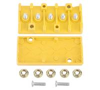 Caja de Conexión Eléctrica, Conector de Cable de 5 para Controlador de Motor Eléctrico. Caja de Conexiones Impermeable para Conexiones de Cables de Fase, Batería y Motor