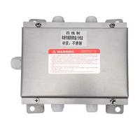 Caja de conexión impermeable - Terminal resistente de acero inoxidable para manejo industrial + diseño duradero y protección contra sobretensiones para sensores F1-1T