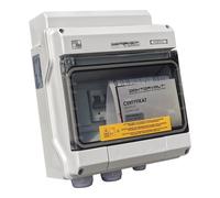 Caja de conexiones solar PV AC 1 x protección contra sobretensiones tipo 1/2 1 x B16 3P IP65 Doktorvolt 4609