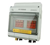 Caja de conexión solar PV DC 1000 V T1 T2 40 kA 2 cuerdas IP65 4 mm conector Doktorvolt 4593
