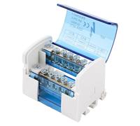 Caja de conexiones, 207 UKK 125A Caja de distribución de bloque de terminales de carril DIN Caja de conexiones de conector de cable universal 500V