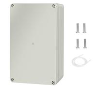 Caja de Conexiones ABS IP65 - Caja de Empalmes Superficie, Cubierta de Empalme Eléctrico de Plástico, Impermeable para Instalaciones Eléctricas Interiores y Exteriores, 20 x 12 x 7.5 cm