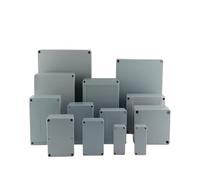 Caja de conexiones de aluminio fundido IP67, caja impermeable for exteriores sellada for proyectos de ingeniería(FA62 160x160x90mm)