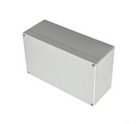 Caja de conexiones de plástico ABS impermeable Ip67, caja eléctrica gris con tornillos de montaje para cableado de panel solar al aire libre y carcasa de placa de circuito (A-200 x 120 x 75 mm)