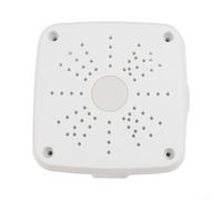 Caja de conexiones de plástico impermeable para protección de cables de cámara CCTV, diseñada para un montaje seguro en techos y paredes en condiciones exteriores