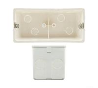 Caja de conexiones eléctrica ABS ignífuga para interruptor de pared e instalación de enchufes, diseño de ahorro de espacio con seguridad mejorada, paquete individual (tipo 172)