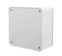 Caja de Conexiones Eléctrica Color Blanco, de Pvc, Exterior E Interior | Diseño Versátil y Compacto, Instalación Sencilla, para Proyectos DIY y Ahorro de Espacio