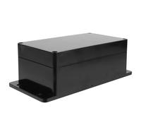 Caja de Conexiones Eléctricas Negro de Plástico | Uso Exterior, Conexión Fácil sin Soldadura, Protección Solar Agua, para LED y Empalmes de Cable
