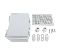 Caja de conexiones eléctricas para exteriores, carcasa de proyecto de plástico Abs con bisagra de acero inoxidable Ip67, 125x175x90mm, para uso en exteriores