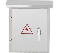 Caja de conexiones eléctricas, Stainless Steel Outdoor Waterproof Junction Box Wall Mounted Hinged Multiple Sizes(400 * 300 * 180 mm)