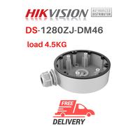 Caja de conexiones Hikvision DS-1280ZJ-DM46, almohadilla de montaje blanca de...