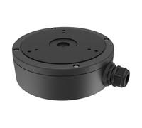 Caja de conexiones Hikvision DS-1280ZJ-M(BLACK) aluminio negro para cámaras dome exterior/interior
