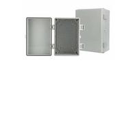 Caja de conexiones impermeable IP66 de plástico ABS con tapa abatible, caja de distribución eléctrica for exteriores, 1 unidad(290x190x140mm,Transparent Cover)