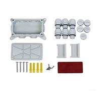 Caja de conexiones impermeable IP68 para WAGO221, conector de cable exterior de 6 vías 2P 3P 5P, diseño de caja eléctrica ignífuga, caja de conexiones para protección de cableado al aire libre (ZY-109