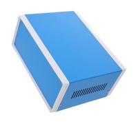 Caja de Conexiones Metálica Hierro Azul, para Proyectos Eléctricos | Diseño Metálico Elegante, Acceso Fácil para Montaje y Mantenimiento, Tornillos Incluidos, Paneles E Instrumentos