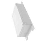 Caja de Conexiones para Exterior, Plástico Blanco Orejas | Protege Empalmes y Oculta Cableado, Instalación para Vigilancia y Tomas, Uso Eléctrico Profesional