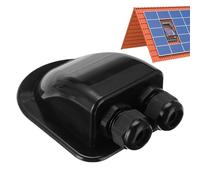 Caja de conexiones solares - Caja de conexiones fotovoltaicas | Caja de conexión de panel solar | IP68 resistente al agua 1000 V CC caja de conexiones fotovoltaica con 4 diodos, entrada de cable